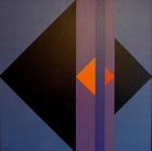 Teilung als Einheit, 1986, Öl/Leinwand, 80 x 80 cm