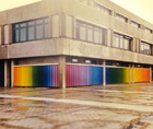 Gesamtschule Bremen-West, 1972, Kunst am Bau, 96 drehbare Farbelemente